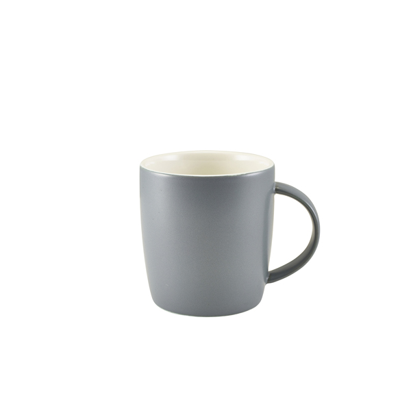 GenWare Porcelain Matt Grey Cosy Mug 35cl/ 12.3oz