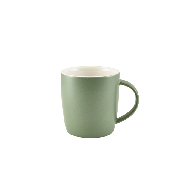 GenWare Porcelain Matt Sage Cosy Mug 35cl/ 12.3oz