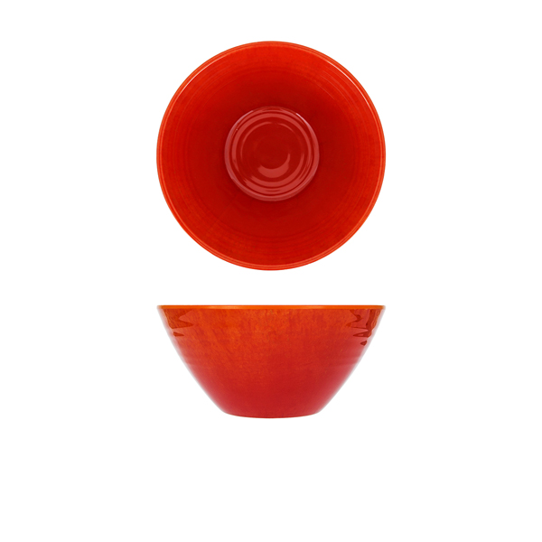 Orange Glazed Melamine Casablanca Bowl 20.5 x 9.5cm