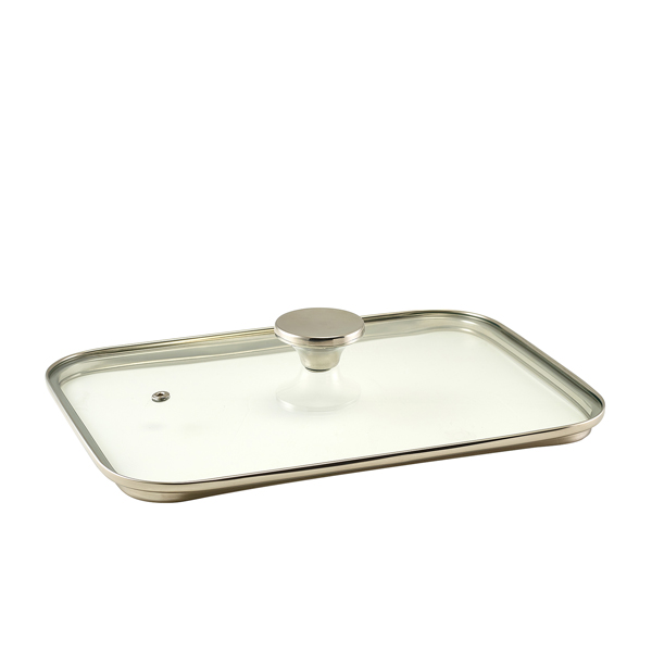 GenWare Glass Lid For Cast Aluminium Roaster 35 x 22cm