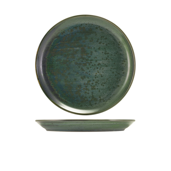 Terra Porcelain Aqua Green Coupe Plate 24cm