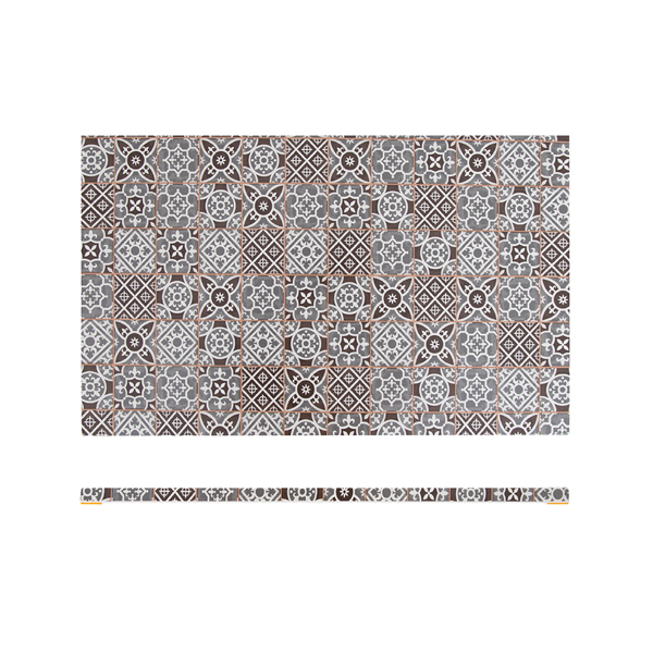 Grey Marrakesh Melamine GN 1/1 Slab 53 x 32.5cm