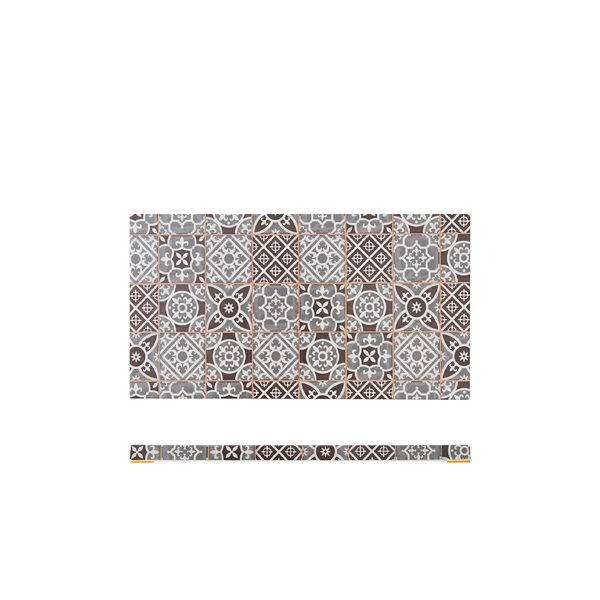 Grey Marrakesh Melamine GN 1/3 Slab 32.5 x 17.6cm