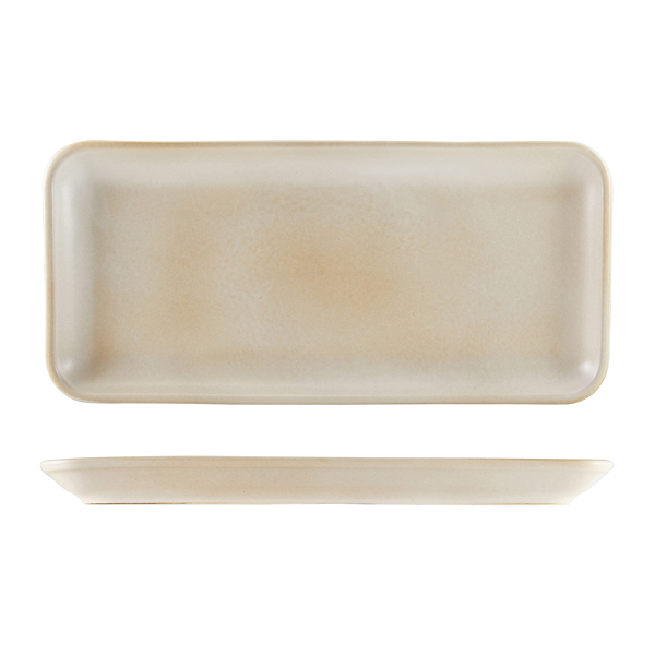 Terra Stoneware Antigo Barley Narrow Rectangular Platter 35 x 16.5cm