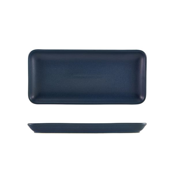 Terra Stoneware Antigo Denim Narrow Rectangular Platter 27 x 12.5cm