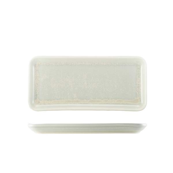 Terra Porcelain Pearl Narrow Rectangular Platter 27 x 12.5cm