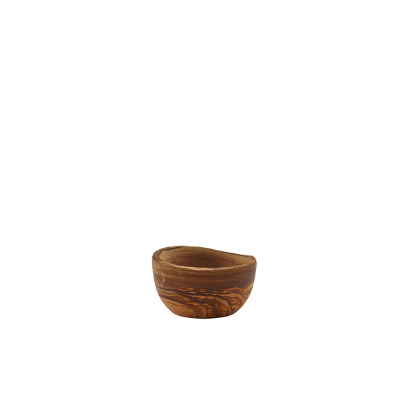 GenWare Olive Wood Rustic Dip Pot 5cl/ 1.75oz