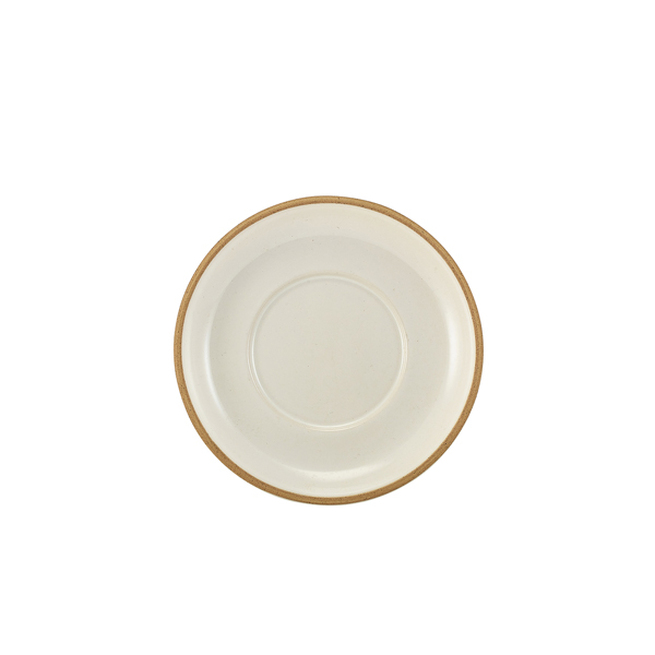 GenWare Kava White Stoneware Saucer 16cm