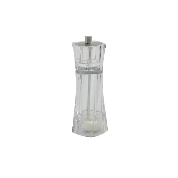 GenWare Twisted Acrylic Combo Pepper Grinder/ Salt Shaker