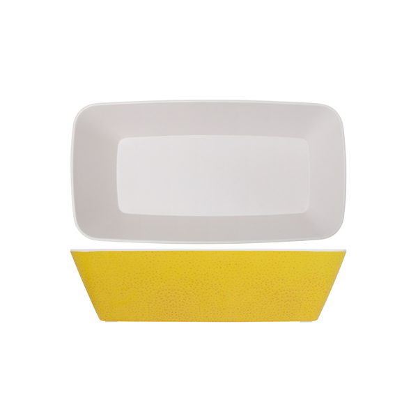 Lemon Yellow Seville Melamine GN 1/3 Deep Dish 32.5 x 17.6 x 8cm