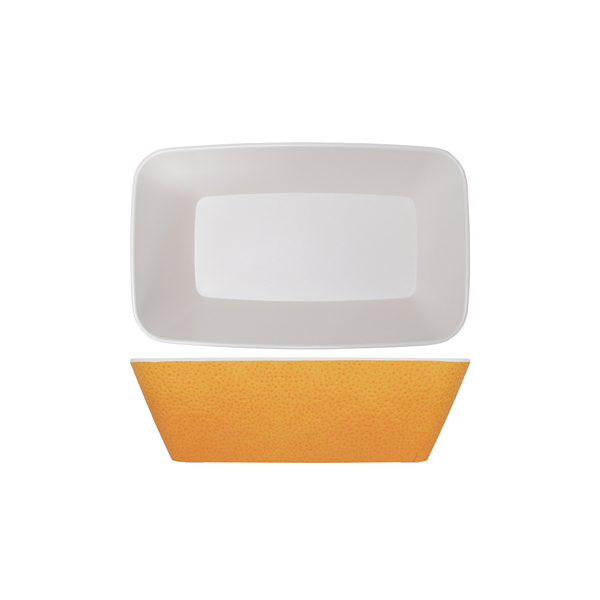 Orange Seville Melamine GN 1/4 Deep Dish 26.5 x 16.2 x 8cm