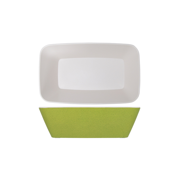 Lime Green Seville Melamine GN 1/4 Deep Dish 26.5 x 16.2 x 8cm