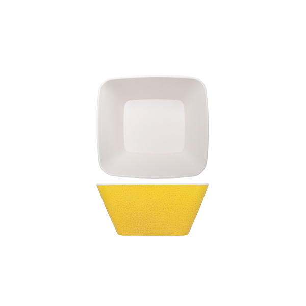 Lemon Yellow Seville Melamine GN 1/6 Deep Dish 17.6 x 16.2 x 8cm