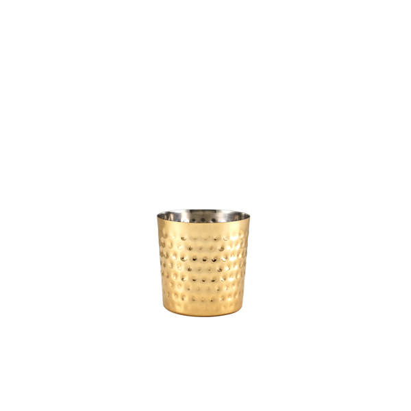 GenWare Gold Plated Hammered Serving Cup 8.5 x 8.5cm