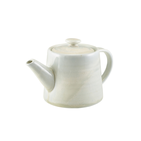 Terra Porcelain Pearl Teapot 50cl/ 17.6oz