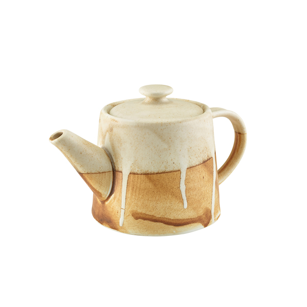 Roko Porcelain Sand Teapot 50cl/ 17.6oz