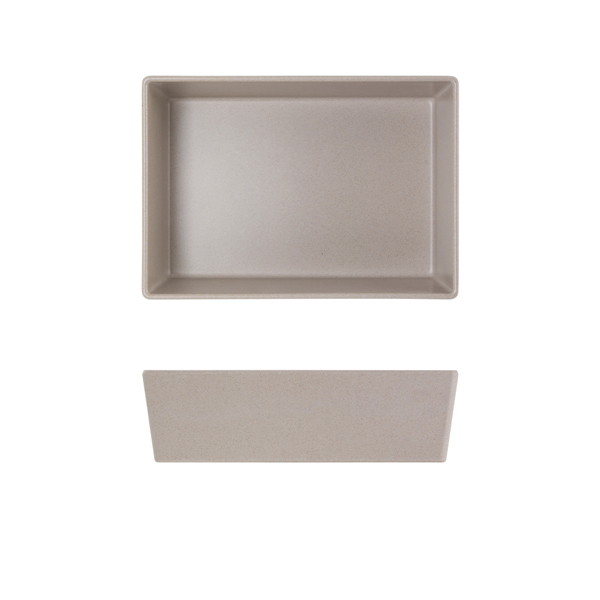 Sand Brown Tokyo Melamine Salad Box 20.5 x 14.5 x 6cm