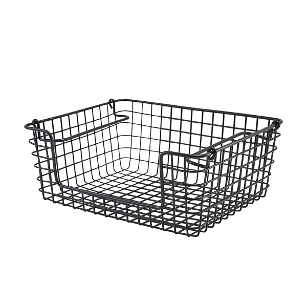 GenWare Black Wire Open Sided Display Basket GN 1/2