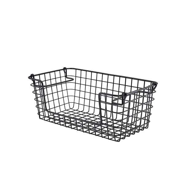 GenWare Black Wire Open Sided Display Basket GN 1/3